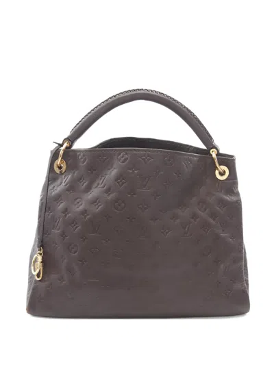 Pre-owned Louis Vuitton Monogram Empreinte Tote Bag In Brown