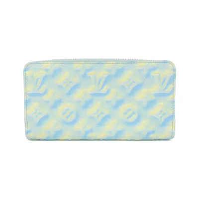 Pre-owned Louis Vuitton Monogram Empreinte Vert Leather Long Wallet (bi-fold) ()
