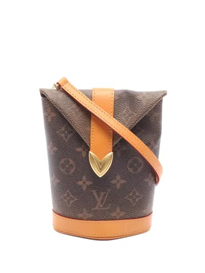 Pre-owned Louis Vuitton Monogram Envelope Shoulder Bag In Brown