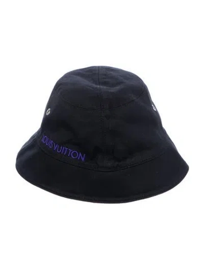 Pre-owned Louis Vuitton Monogram Essential Reversible Bucket Hat In Purple