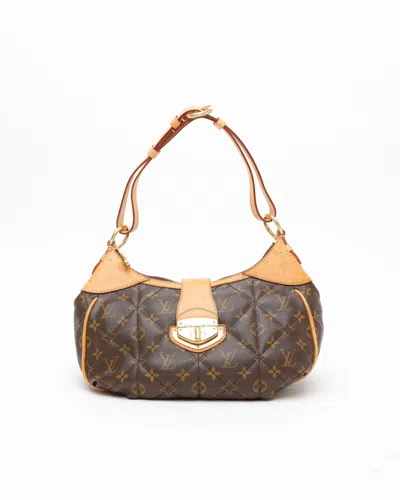 Pre-owned Louis Vuitton Monogram Etoile City Bag In Brown