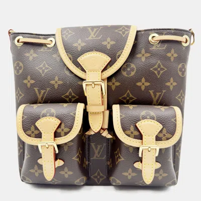 Pre-owned Louis Vuitton Monogram Excursion Backpack In Brown