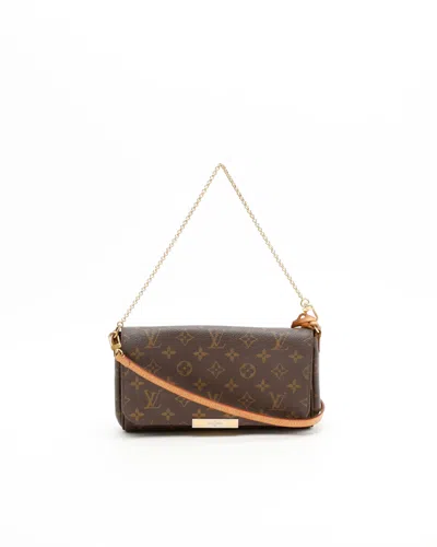 Pre-owned Louis Vuitton Monogram Favorite Pm Bag In Brown