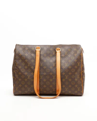 Pre-owned Louis Vuitton Monogram Flannery 45 Bag In Brown