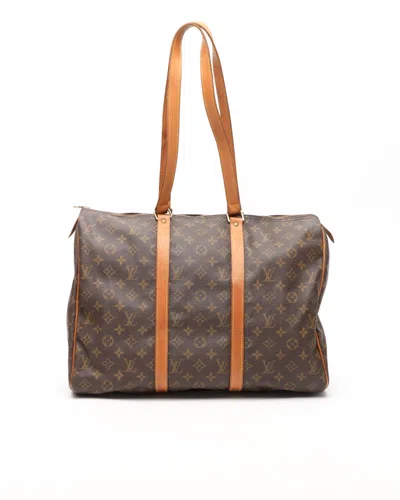 Pre-owned Louis Vuitton Monogram Flannery 50 Bag In Brown