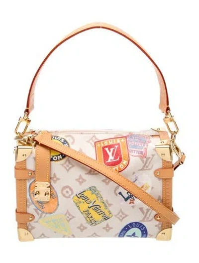 Pre-owned Louis Vuitton Monogram Flight Mode Side Trunk Mm In Neutral