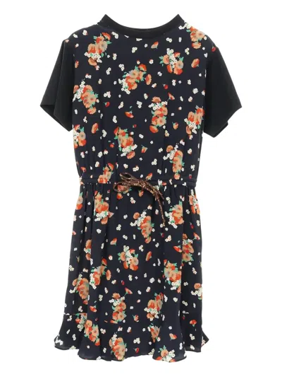Pre-owned Louis Vuitton Monogram Floral One Piece In Black