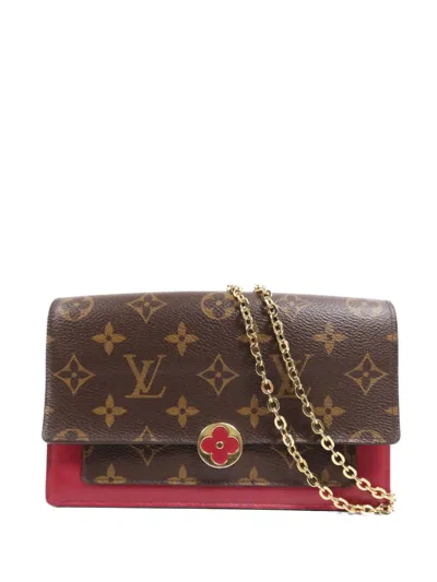 Pre-owned Louis Vuitton Monogram Flore Shoulder Bag In Brown