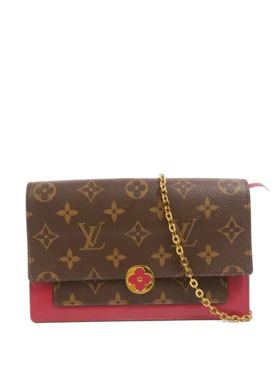 Pre-owned Louis Vuitton Monogram Flore Shoulder Bag In Brown