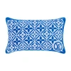 Louis Vuitton Monogram Flower Tile Small Beach Pillow In Blue