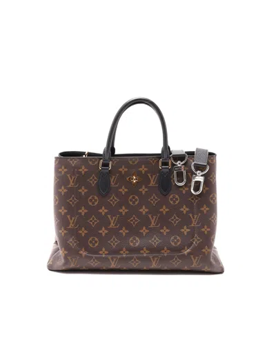 Louis Vuitton Monogram Flower Tote Bag In Brown