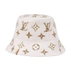 Louis Vuitton Monogram Flowers Bucket Hat In White