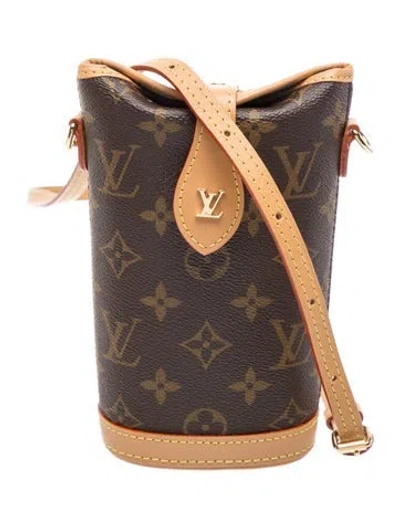 Pre-owned Louis Vuitton Monogram Fold Me Pouch In Brown