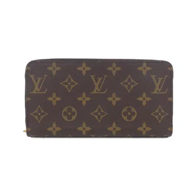 Pre-owned Louis Vuitton Monogram Fuchsia Marron Monogram Monogram Long Wallet (bi-fold) () In Multi