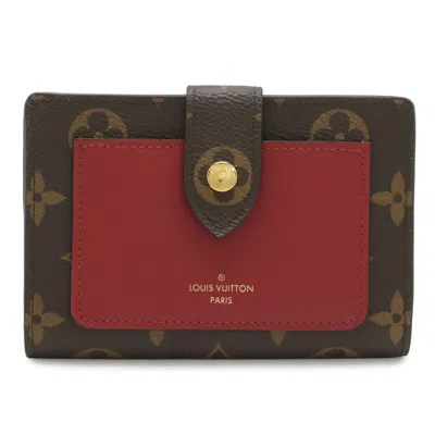 Pre-owned Louis Vuitton Monogram Fuchsia Monogram Canvas Pvc Coated Canvas Wallet (bi-fold) ()