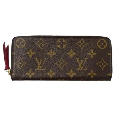 Pre-owned Louis Vuitton Monogram Fuchsia Monogram Long Wallet (bi-fold) ()
