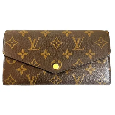 Pre-owned Louis Vuitton Monogram Fuchsia Monogram Long Wallet (bi-fold) () In Pink