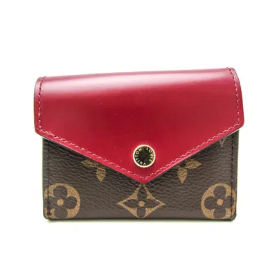 Pre-owned Louis Vuitton Monogram Fuchsia Monogram Monogram Wallet (tri-fold) ()