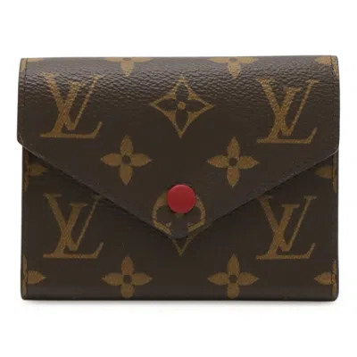 Pre-owned Louis Vuitton Monogram Fuchsia Monogram Monogram Wallet (tri-fold) () In Pink