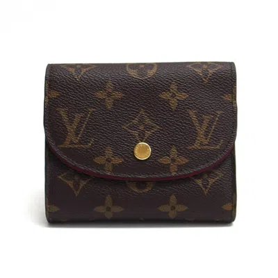 Pre-owned Louis Vuitton Monogram Fuchsia Pink Monogram Monogram Wallet (tri-fold) ()