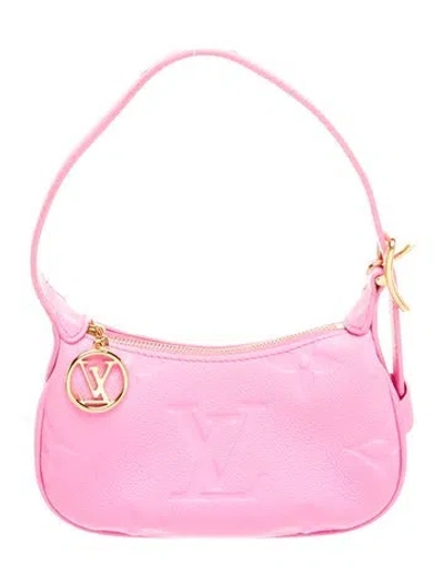 Pre-owned Louis Vuitton Monogram Giant Mini Moon In Pink