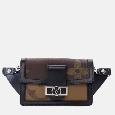 Pre-owned Louis Vuitton Monogram Giant Reverse Dauphine