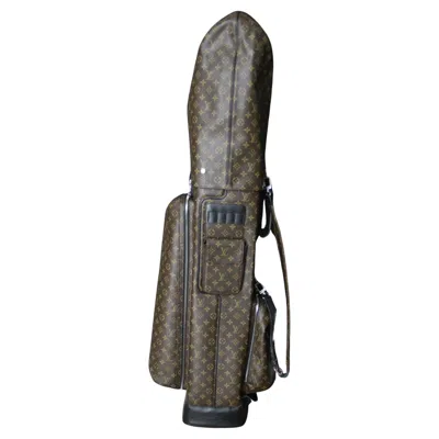 Pre-owned Louis Vuitton Monogram Golf Bag – Rare Luxury Designer Sports Accessory In Gray