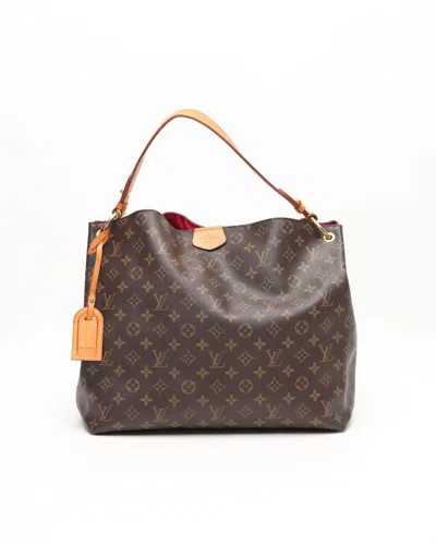 Pre-owned Louis Vuitton Monogram Graceful Mm Bag In Brown