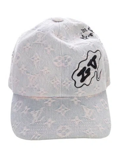Pre-owned Louis Vuitton Monogram Gradient Baseball Cap In Blue