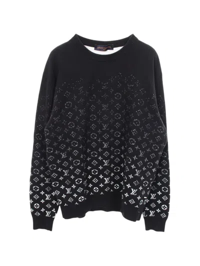 Pre-owned Louis Vuitton Monogram Gradient Sweater In Black