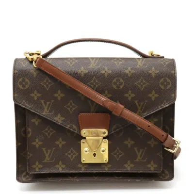 Pre-owned Louis Vuitton Monogram Handbag Shoulder Bag () In Brown