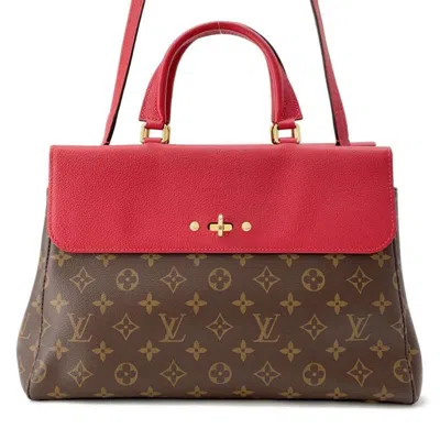 Pre-owned Louis Vuitton Monogram Handbag Shoulder Bag () In Red