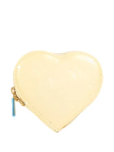 Pre-owned Louis Vuitton Monogram Heart-shape Coin Purse In Neutral
