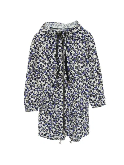 Pre-owned Louis Vuitton Monogram Hooded Jacket In White