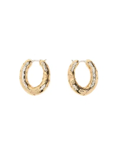 Pre-owned Louis Vuitton Monogram Hoop Earrings