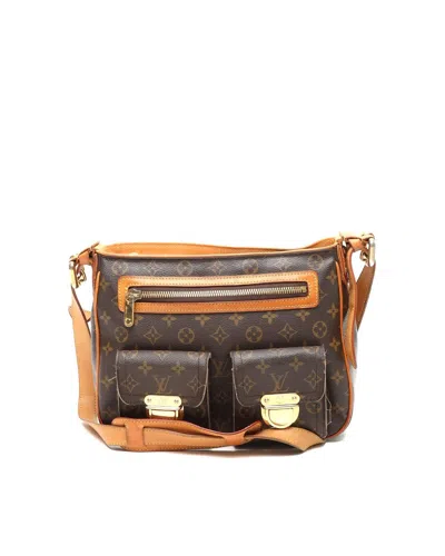 Pre-owned Louis Vuitton Monogram Hudson Gm Bag In Brown