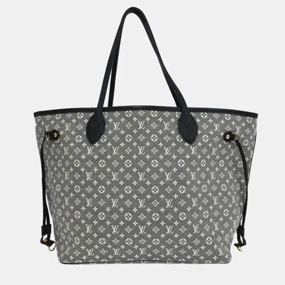 Pre-owned Louis Vuitton Monogram Idylle Neverfull Mm Tote Bag In Blue