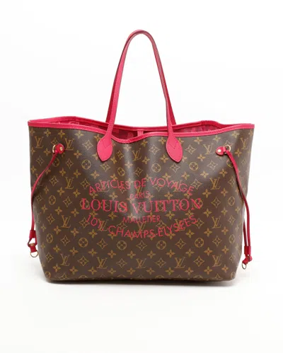 Pre-owned Louis Vuitton Monogram Ikat Neverfull Gm Bag In Multi