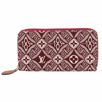 Pre-owned Louis Vuitton Monogram Jacquard Long Wallet (bi-fold) () In Blue