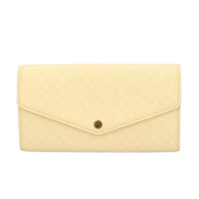 Pre-owned Louis Vuitton Monogram Jaune Yellow Monogram Long Wallet (bi-fold) ()