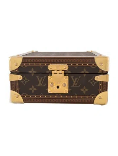 Pre-owned Louis Vuitton Monogram Jewelry Trunk In Brown
