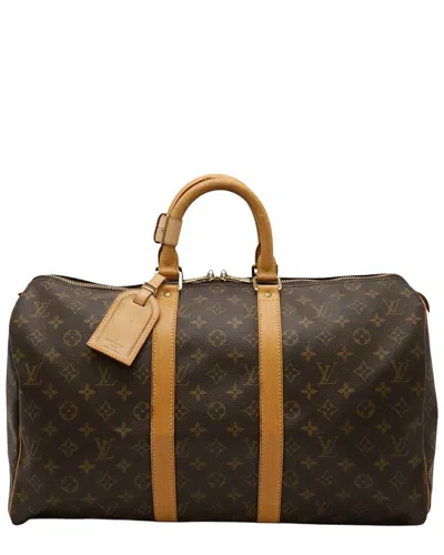 Pre-owned Louis Vuitton Monogram Keepall 45 Boston Bag (authentic Pre-loved)