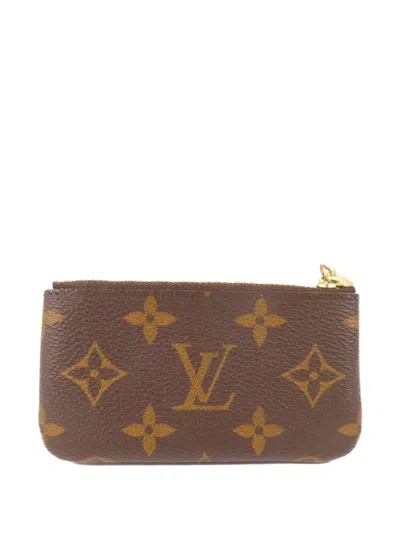 Pre-owned Louis Vuitton Monogram Key Holder In Brown