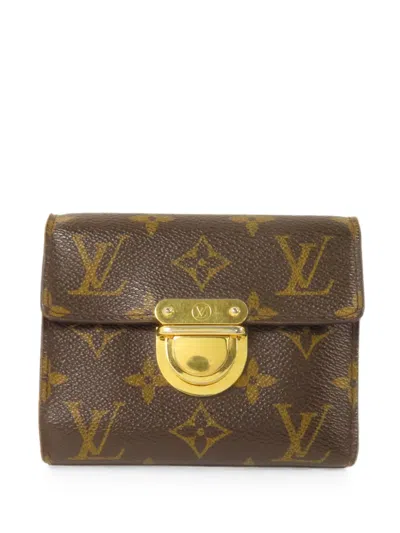 Pre-owned Louis Vuitton Monogram Koala Wallet In Brown