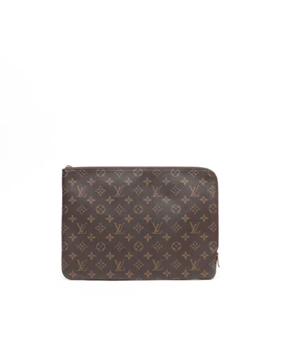 Pre-owned Louis Vuitton Monogram Laptop Case, Size 13-inch