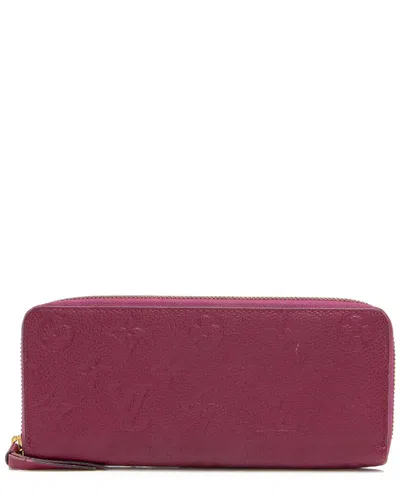 Pre-owned Louis Vuitton Monogram Leather Clemence Wallet