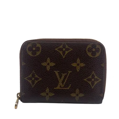 Pre-owned Louis Vuitton Monogram Leather Coin Purse/coin Case () In Brown