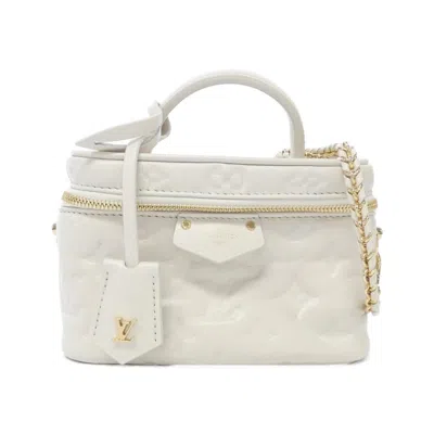 Pre-owned Louis Vuitton Monogram Leather Handbag () In Beige