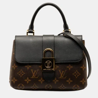 Pre-owned Louis Vuitton Monogram Locky Bb Bag In Brown