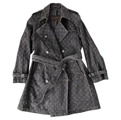 Pre-owned Louis Vuitton Monogram Logo Cotton Jacket In Black